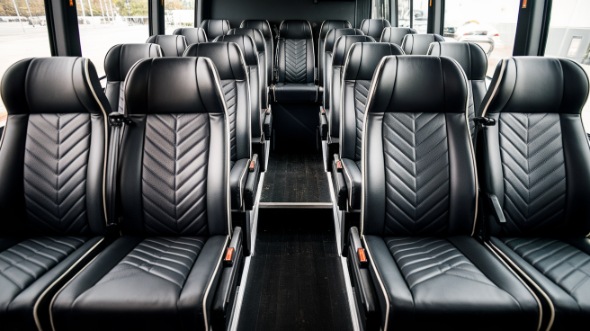 18 passenger minibus inside cincinnati