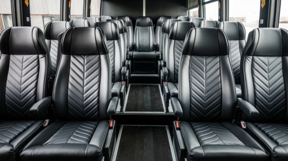 20 passenger minibus inside columbus