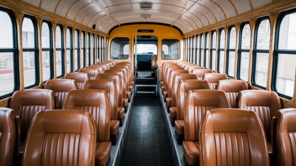 dayton school bus rental inside